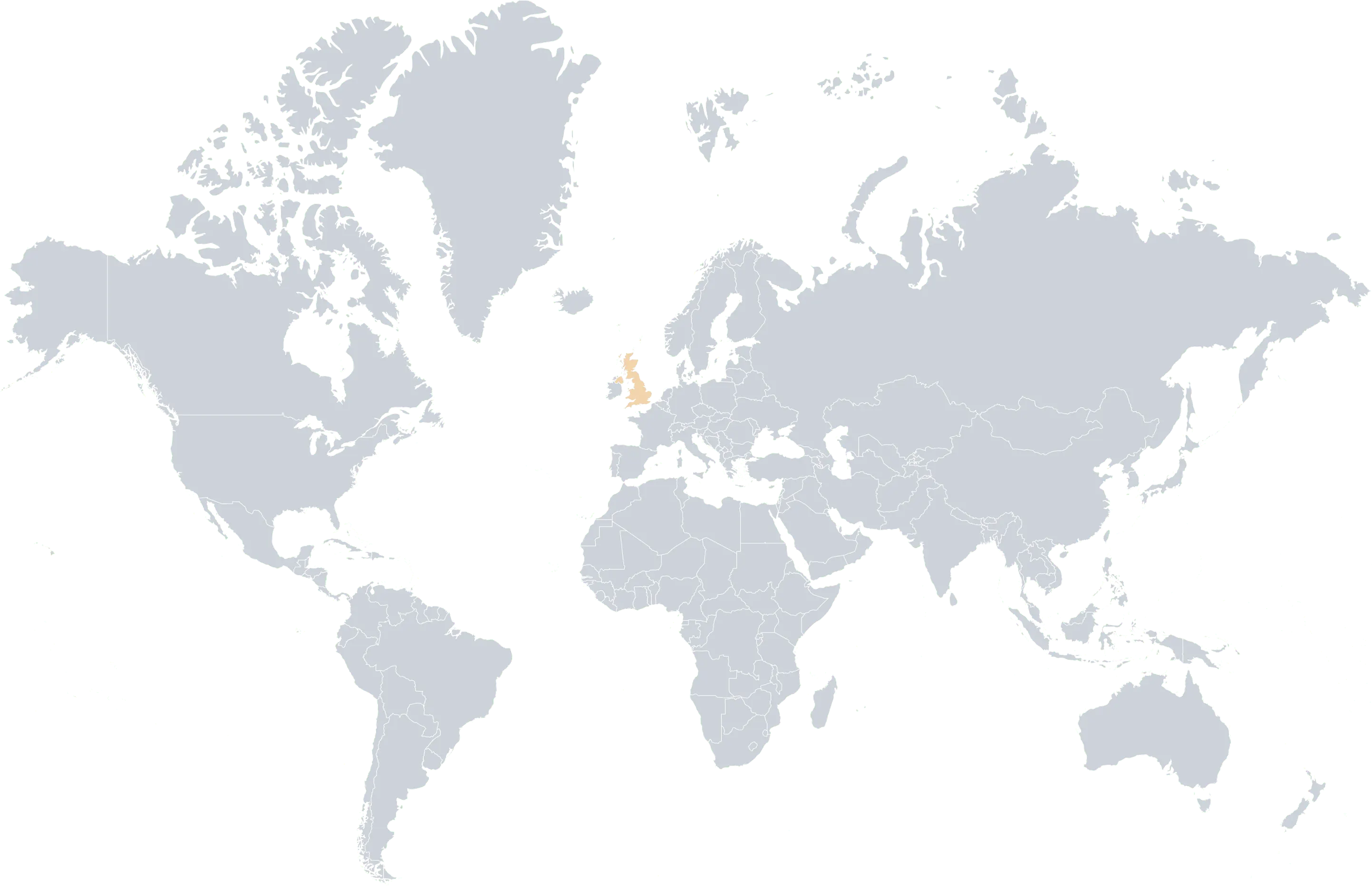 World map of secured offers
