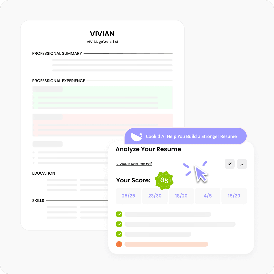 Flawless CV. Instant Audit.