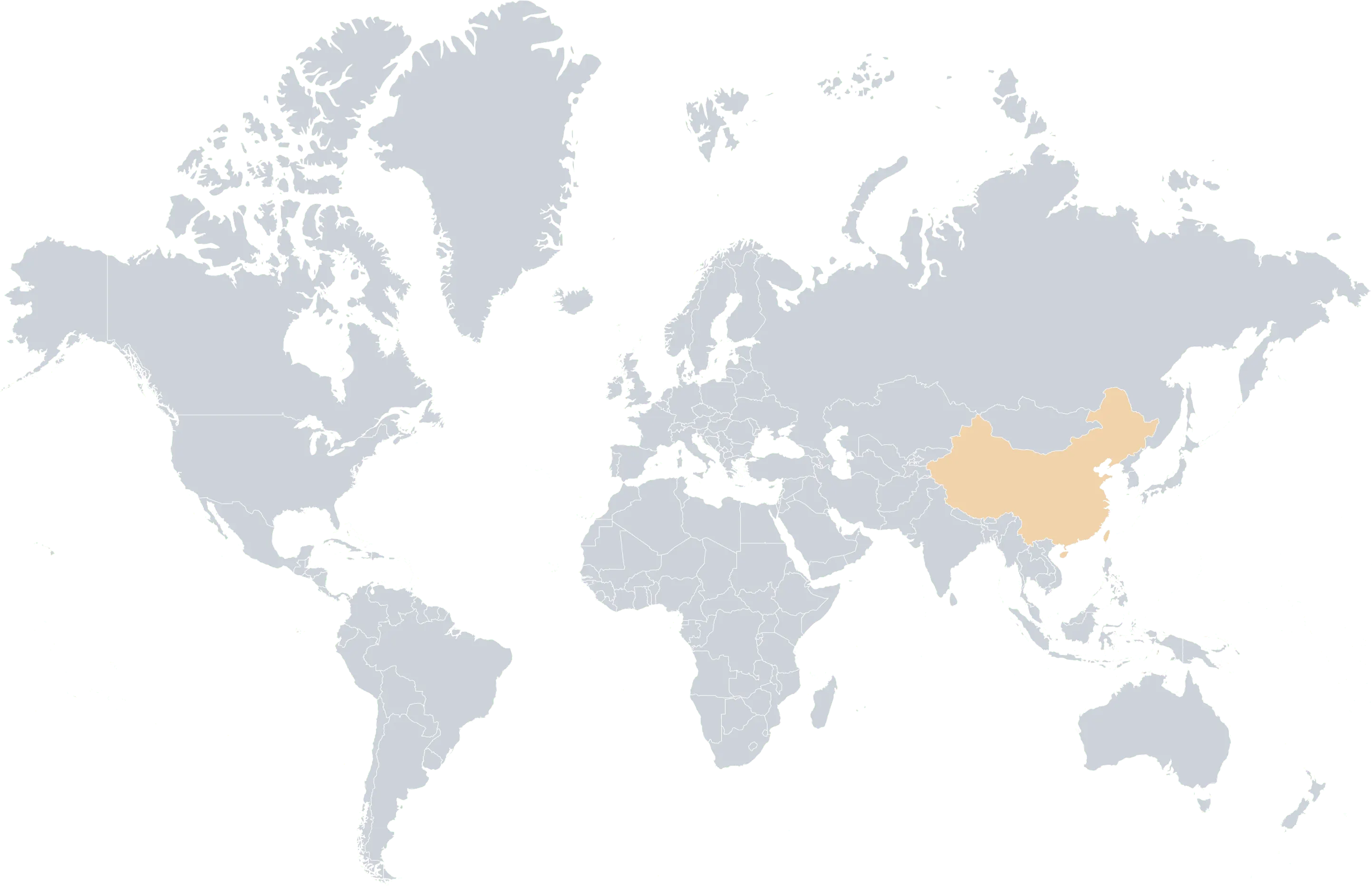 World map of secured offers